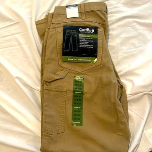 Khaki Carhartt Carpenter Jean.